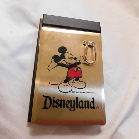 Vintage Walt Disney Mickey Mouse Tray Puzzle & Mickey Mouse Disneyland Note Pad - Picture 6 of 9